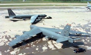 US bombers on Diego Garcia in the Chagos Islands