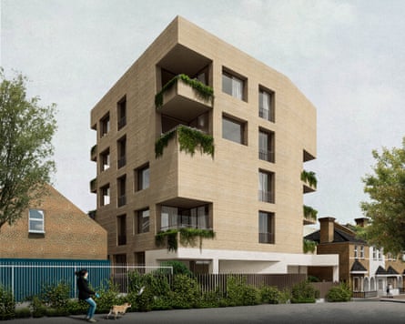 Artist’s impression of the low-rise residential block