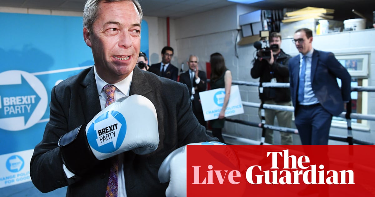 General election 2019: Farage claims Tories using 'abuse' to get Brexit party candidates off ballot – live news - The Guardian