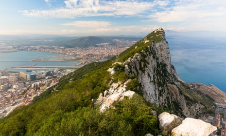 The Bay of Gibraltar and La Linea, seen from the Rock.