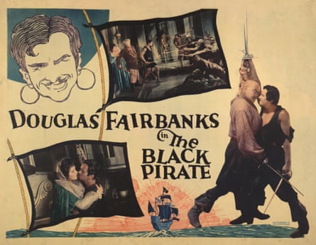 ‘We project our fantasies on to them’ … poster for the 1926 film The Black Pirate.