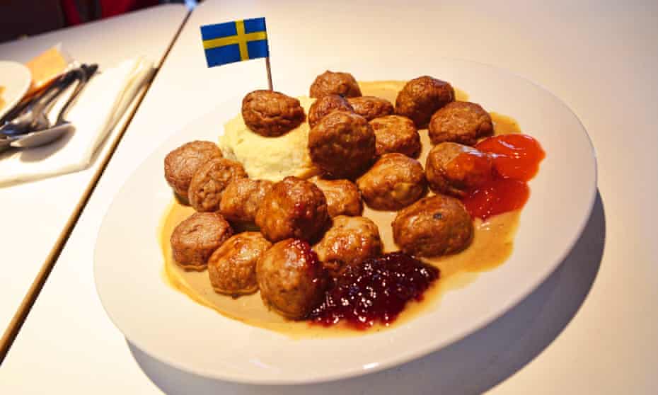 ‘Swedish’ meatballs, as sold at Ikea.