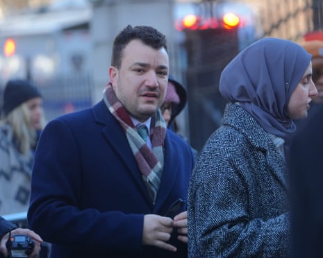 Mahmoud Khalil attends the inauguration ceremony of Zohran Mamdani at City Hall in New York, 1 January 2026.