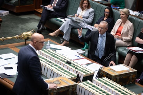 Prime Minister Anthony Albanese during question time