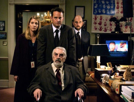 ‘He ought to have been regularly popping up as enjoyably smart and spiky high-achievers’ … Perry in The West Wing.