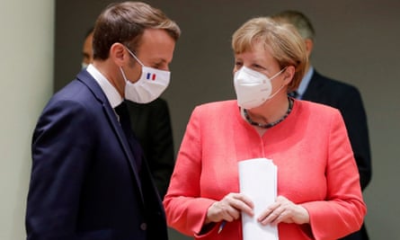 French president Emmanuel Macron and German chancellor Angela Merkel. Macron described it as a ‘historic day for Europe’.