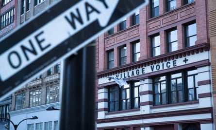 Profit centre: the Village Voice building in New York. It is no longer affiliated with Backpage.