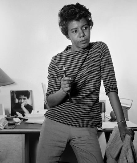 Lorraine Hansberry in her apartment in 1959 in New York.