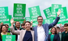 Green Party co-leaders Adrian Ramsay and Carla Denyer.