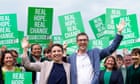 General election live: Green party defends ‘ambitious’ spending plans at manifesto launch