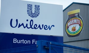 Unilever’s Burton upon Trent factory.