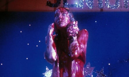 Sissy Spacek as Carrie, covered in pig’s blood at the prom