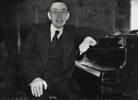 Rachmaninov at the Piccadilly Hotel, London, in 1938.
