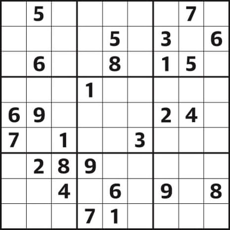 Joga sudoku medium, online e de graça na Academia Sudoku.
