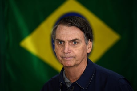 Homophobic rhetoric … election winner Jair Bolsonaro.