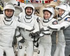 Four astronauts return to Earth from ISS after medical relief mission