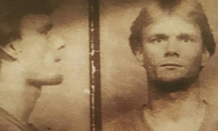 Yarris’s police mugshot when he was charged with rape and murder, aged 20, in 1981.