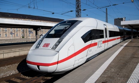 Deutsche Bahn's ICE train.