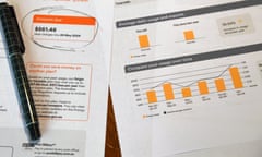 A residential electricity bill