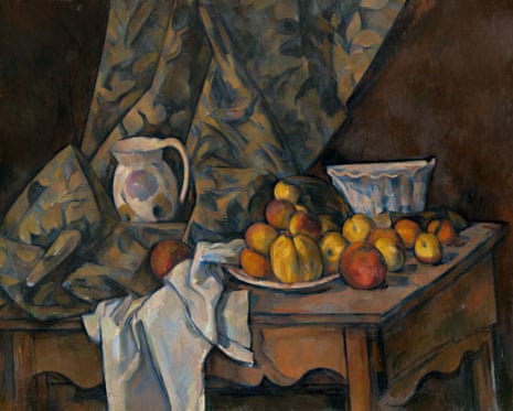 ‘Extraordinary whites that are not white at all’: Still Life with Apples and Peaches c1905 by Paul Cezanne. National Gallery of Art, Washington DC