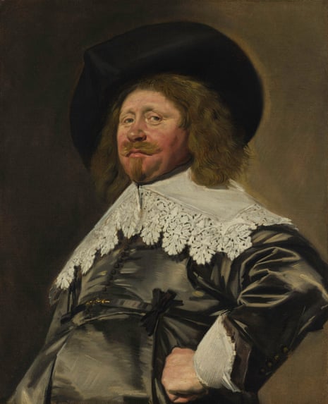 A detail from Claes Duyst van Voorhout, early c1630 by Frans Hals.