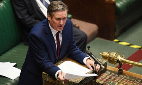 Labour leader Keir Starmer speaks in the House of Commons earlier this month