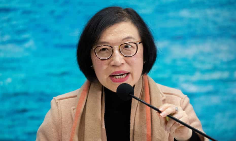 Sophia Chan, Hong Kong’s secretary for food and health, head and shoulders.