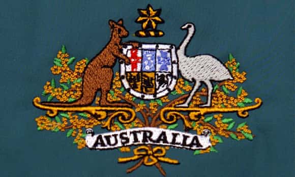 The Australian coat of arms