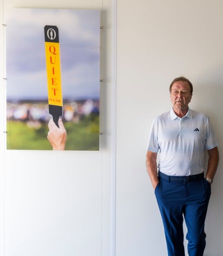Sky Sports Golf presenter Ewen Murray at the Royal Birkdale Open