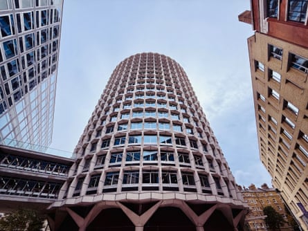 Space House, London, the Grade II‑listed 1968 office tower by Richard Seifert & Partners.