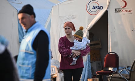 Tentes pour les survivants du tremblement de terre à Adiyaman, Turquie, 25 février 2023.