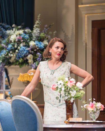 Radiating charm … Ophelia Lovibond in Hay Fever.