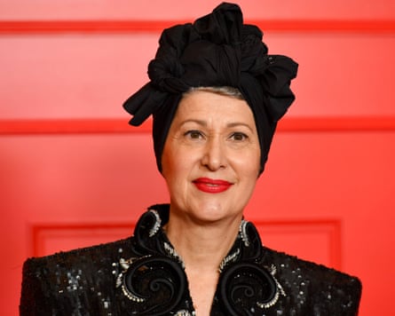 Marylin Fitoussi wearing a black headscarf