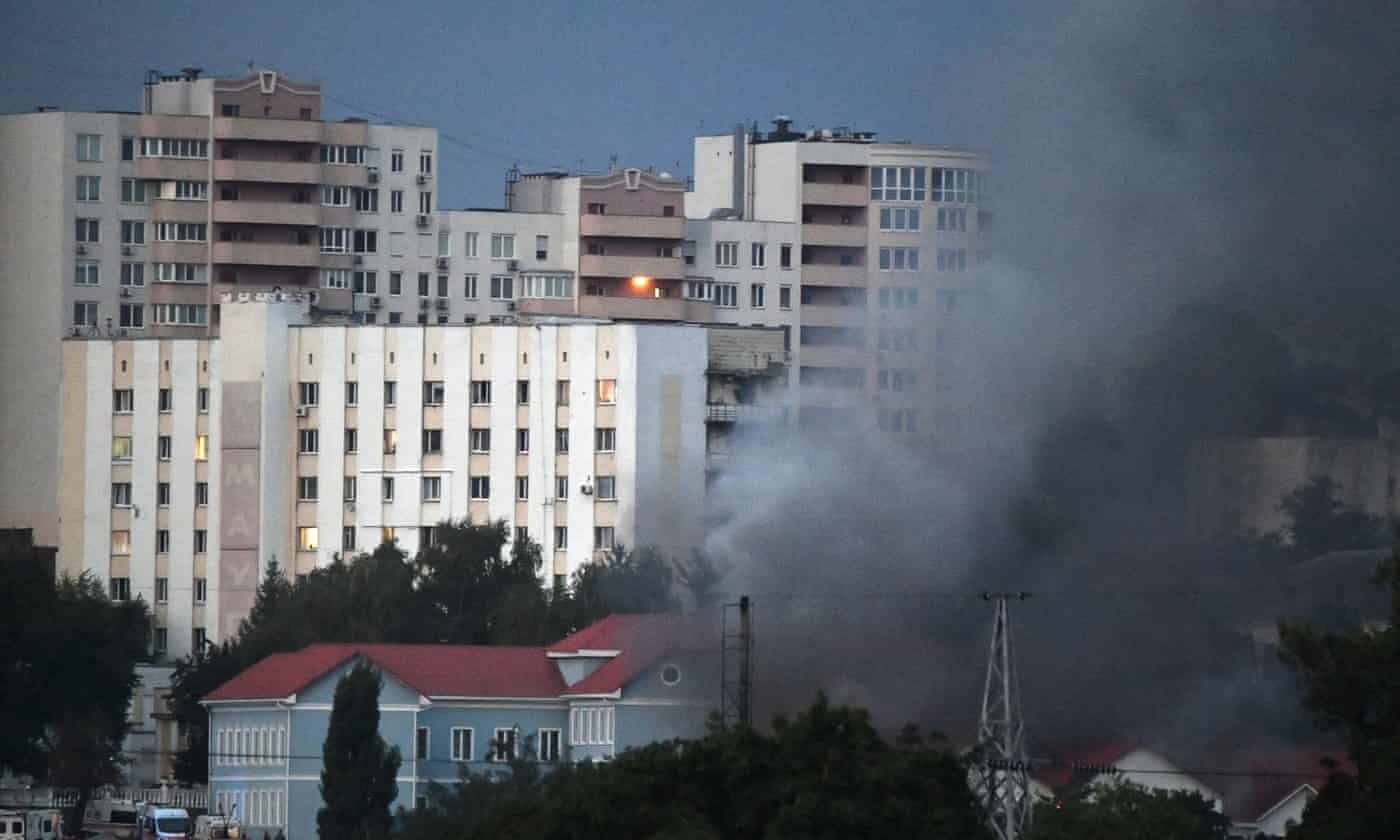 Ukrainian foreign minister urges its partners for permission for long-range strikes into Russia (theguardian.com)