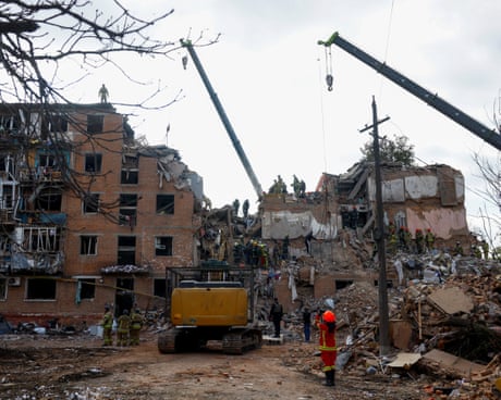 Ukraine says Russia bombed apartment block as birthday gift for Putin