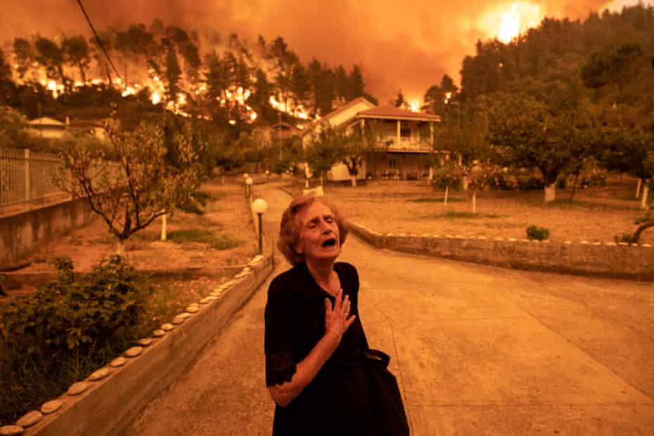 Incendios forestales en Grecia