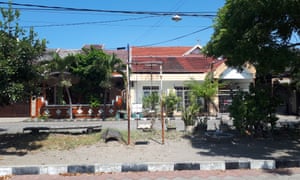 View of the swing the Dita Oepriarto familyâs nine-year-old daughter Pamela Rizkita or âItaâ played on across from her house in the Wonorejo housing complex in Surabaya.