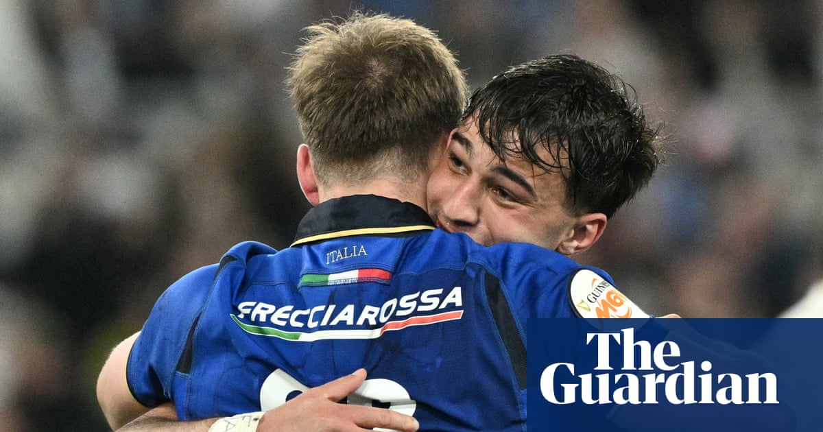 Italy claim historic first victory over England as Borthwick’s men are rattled in Rome