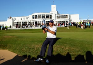 Padraig Harrington with the Claret Jug in 2008