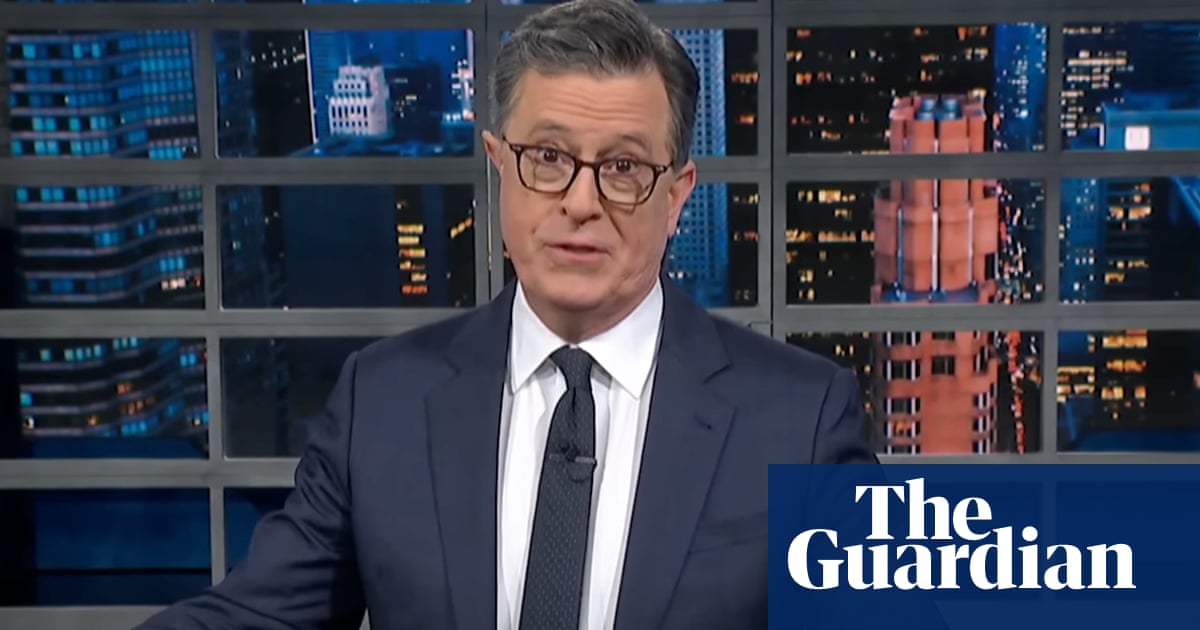 Colbert sobre la segunda semana de Trump: ‘América está teniendo algunas dudas’ | Resumen de la televisión nocturna Colbert sobre la segunda semana de Trump: ‘América está teniendo algunas dudas’ | Resumen de la televisión nocturna