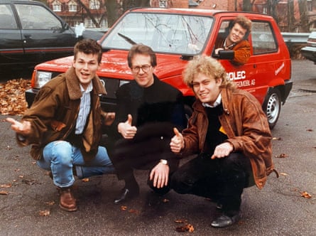 (From left) Morten Harket, Harald Nils Røstvik, Frederic Hauge and Mags Furuholmen