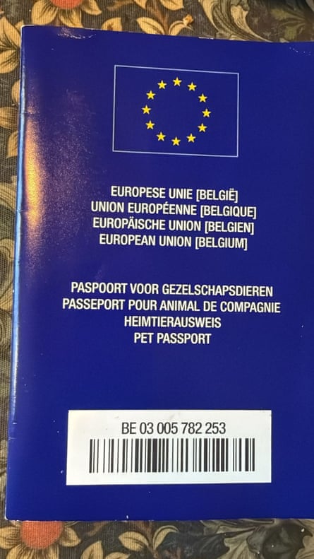 an EU pet passport.