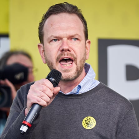 James O'Brien at the Put It To the People protest in London, 23 March 2019