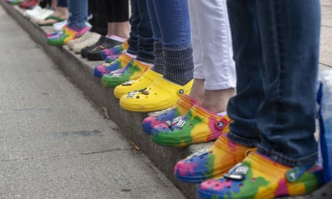 Crocs of gold: celebrity fans fuel frenzy to buy used 'ugly clogs' |  Fashion | The Guardian