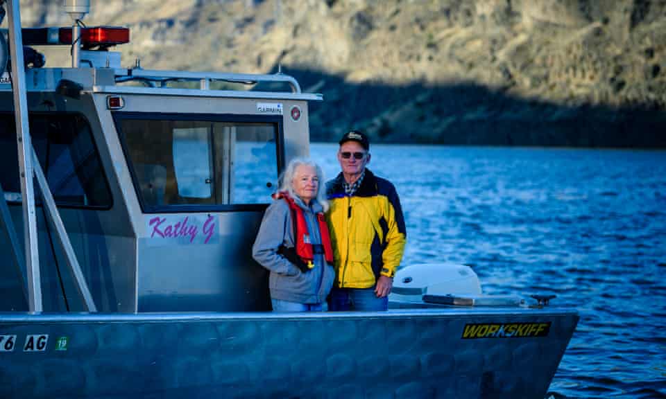Gene and Sandy Ralston on Lake Billy Chinook in Jefferson County, Oregon.