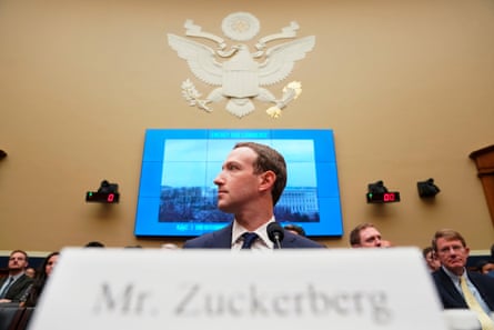 Mark Zuckerberg testifies on Capitol Hill. The company has faced increasing scrutiny from lawmakers.
