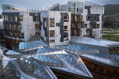 Scottish parliament building and government offices