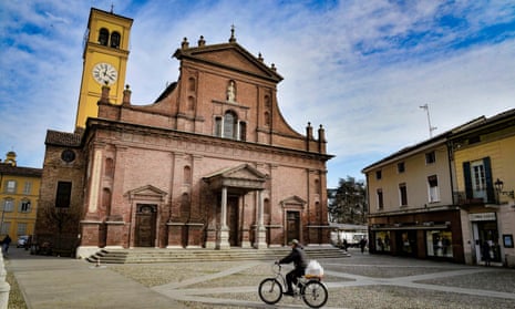 Codogno, Lombardy, in February 2020