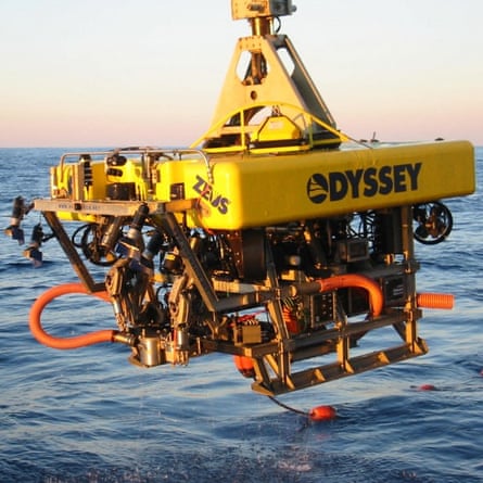 Odyssey’s eight-tonne remotely operated exploration vehicle Zeus