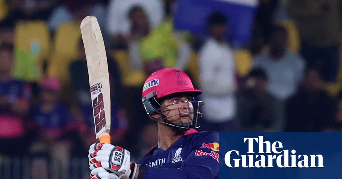 15-year-old cricket prodigy Vaibhav Sooryavanshi smashes 15-ball IPL half century